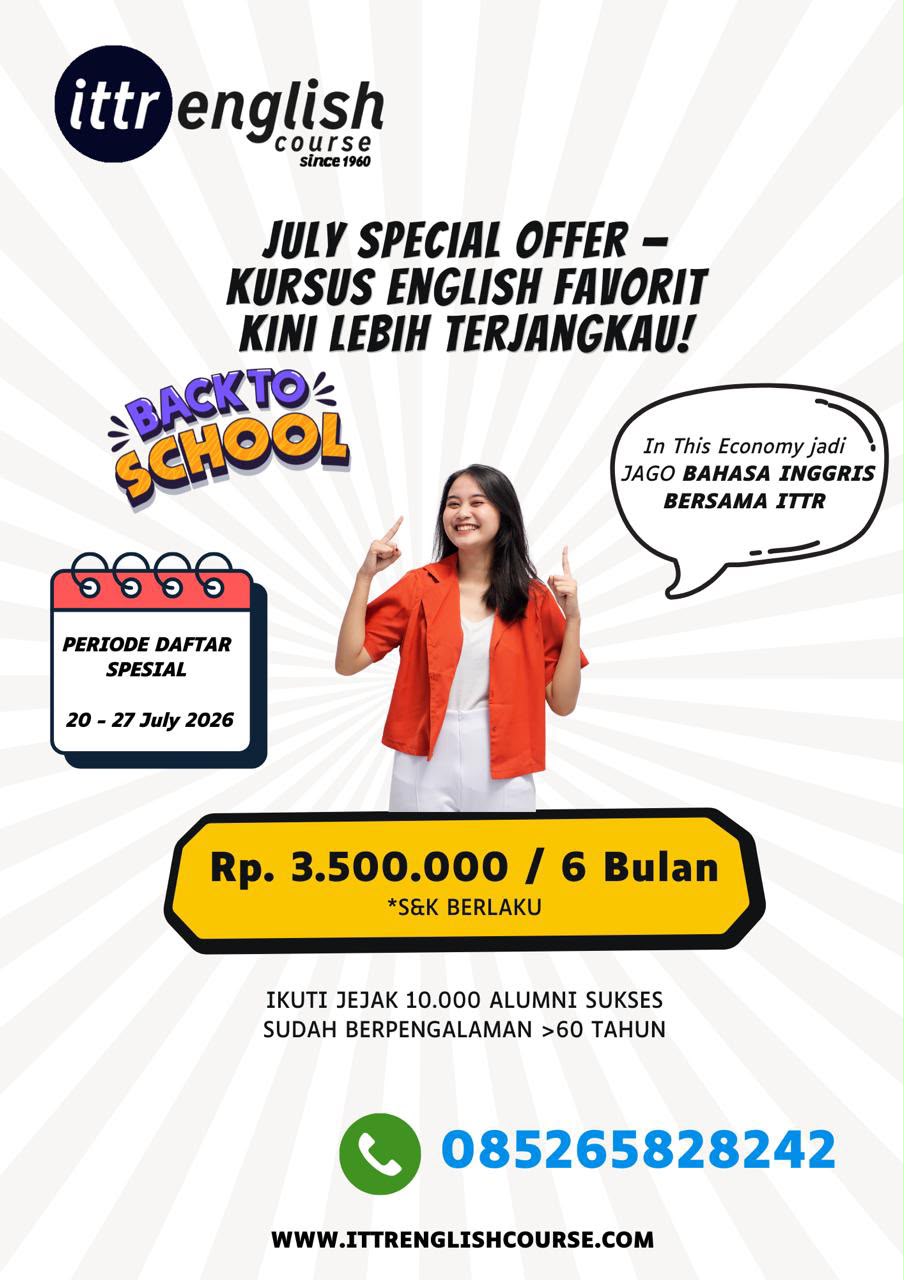 Promo ittr terbaru di bulan Juli 2026